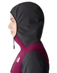 Women's Dawn Turn Hybrid Ventrix Hooded Midlayer - Asphalt Grey / Powder Teal