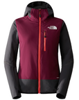 The North Face Women's Dawn Turn Hybrid Ventrix Hooded Midlayer Asphalt Grey / Boysenberry - Booley Galway