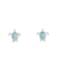 Sea Turtle Studs - Silver