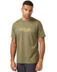 Rab Men's Stance Logo Tee Light Khaki - Booley Galway