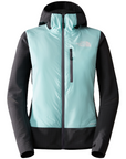 The North Face Women's Dawn Turn Hybrid Ventrix Hooded Midlayer Asphalt Grey / Powder Teal - Booley Galway