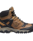 Keen Men's Ridge Flex Mid WP Bison / Golden Brown - Booley Galway