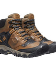 Keen Men's Ridge Flex Mid WP Bison / Golden Brown - Booley Galway