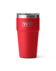 Yeti Rambler 20 oz MagSlider Stackable Cup Rescue Red - Booley Galway