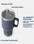Rambler 35 oz Straw Mug