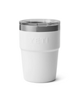 Yeti Rambler 16 oz MagSlider Stackable Cup White - Booley Galway