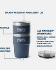 Rambler 16 oz MagSlider Stackable Cup