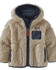 Kids Retro-X Hoody - Natural / New Navy