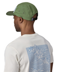Patagonia Graphic Maclure Hat Shop Sticker / Terrain Green - Booley Galway
