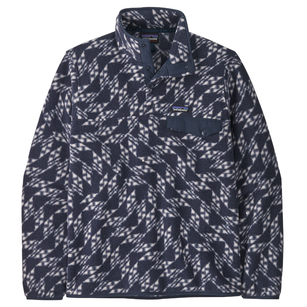 Patagonia Men's Lightweight Synchilla Snap-T Pullover Synched Flight / New Navy - Booley Galway