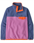 Patagonia Women's Lightweight Synchilla Snap-T Pullover Brisk Purple - Booley Galway