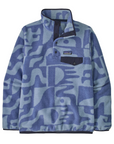 Patagonia Women's Lightweight Synchilla Snap-T Pullover Mother Tree / Barnacle Blue - Booley Galway