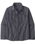 Men's Point Reyes Canvas Shirt-Smolder Blue