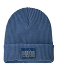 Patagonia Kids Logo Beanie Strata Stencil / Barnacle Blue - Booley Galway
