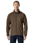 Men's Better Sweater Jacket - Marlow Brown Rib Knit