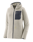 W'S R1 Air Full-Zip Hoody-Birch White