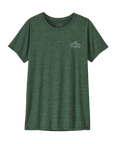 Women's Capilene® Cool Daily Shirt - Cloud Crag-Canopy Green - Light Canopy Green X-Dye