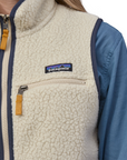 Women's Retro Pile Vest - Barnacle Blue