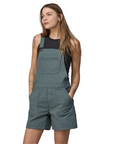 Women's Stand Up Overalls 5 in - River Rock Green