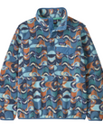 Women's Lightweight Synchilla Snap-T Pullover - Mother Tree / Barnacle Blue