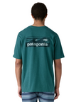 Patagonia Men's Boardshort Logo Pocket Responsibili-Tee Wetland Blue - Booley Galway