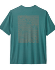 Patagonia Men's Capilene Cool Daily Graphic S/S Strataspire / Wetland Blue X-Dye - Booley Galway