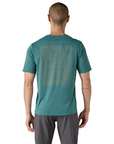Patagonia Men's Capilene Cool Daily Graphic S/S Strataspire / Wetland Blue X-Dye - Booley Galway