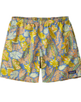 Patagonia Men's Baggies Shorts 5 in Flourish / Abundant Blue - Booley Galway