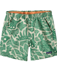 Patagonia Women's Baggies Shorts 5 in Bees and Flowers / Heartleaf Green - Booley Galway