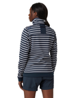 Women's Crew Fleece Jacket - Navy Stripe