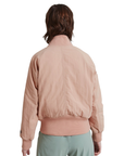 Women's TWO-Ways Reversible Bomber Jacket - Mineral / Natural