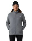 The North Face Women's Glacier Full Zip Fleece TNF Mid Grey Heather - Booley Galway