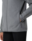 The North Face Women's Glacier Full Zip Fleece TNF Mid Grey Heather - Booley Galway
