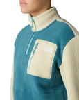 The North Face Women's Yumiori 1/4 Zip Fleece Space / Gravel / Blue Eclipse - Booley Galway