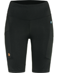 Fjallraven Women's Abisko Short Tights Black - Booley Galway
