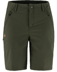 Fjallraven Women's Abisko Trail Stretch Shorts Deep Forest - Booley Galway