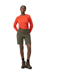 Fjallraven Women's Abisko Trail Stretch Shorts Deep Forest - Booley Galway