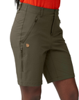 Fjallraven Women's Abisko Trail Stretch Shorts Deep Forest - Booley Galway