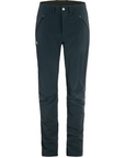 Fjallraven Women's Abisko Trail Stretch Trousers Dark Navy - Booley Galway