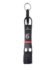 Rip Curl 6 ft Regular Surf Leash Black - Booley Galway