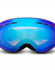 BLOC Small Fit Moon - Matt Black / Orange Blue Lens Booley Galway