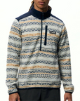 Columbia Men's Sweater Weather II 1/2 Zip Printed Fleece Dark Stone / Madras Multi - Booley Galway
