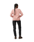 Women's Fjallraven Logo Sweater - Deep Patina-Misty Green
