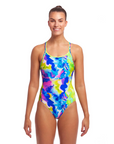 Funkita Women's Diamond Back One Piece Pablo's Pizza - Booley Galway