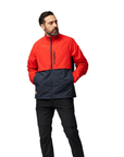Fjallraven Men's High Coast Hybrid Wind Jacket Dark Navy / Flame Orange - Booley Galway