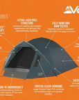 Tay 400 4-man Tent