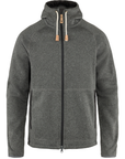 Fjallraven Men's Ovik Fleece Hoodie Dark Grey - Booley Galway
