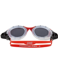 Zoggs Predator Flex Titanium Goggles Clear / Red / Mirror Smoke - Booley Galway