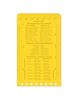 Rite in the Rain Top Spiral Notebook 3 x 5 in No 135 Yellow / White Paper - Booley Galway