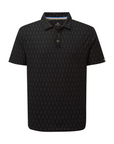 Sherpa Adventure Gear Men's Bali Polo Shirt Black Prayer Wheel - Booley Galway